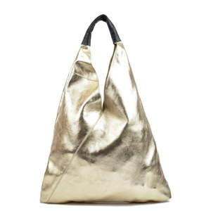 Skórzana torebka w złotym kolorze Isabella Rhea Duroto