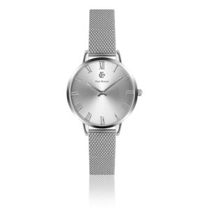 Zegarek damski z paskiem ze stali nierdzewnej w srebrnym kolorze Paul McNeal Sissio