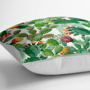 Poszewka na poduszkę z domieszką bawełny Minimalist Cushion Covers Cactus, 70x70 cm