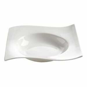 Biały głęboki porcelanowy talerz Motion – Maxwell & Williams