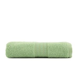 Zelený ręcznik z czystej bawełny Foutastic, 70x140 cm