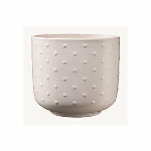 Beżowa ceramiczna doniczka Big pots Baku, ø 13 cm