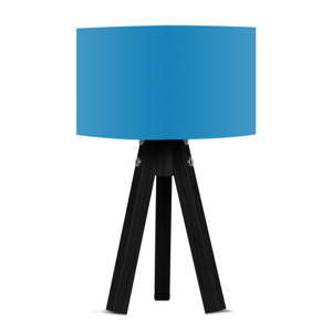 Lampa stołowa z niebieskim abażurem Kate Louise Blackie