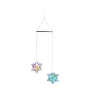 Dekoracja wisząca z LED Naeve Snowflake, wys. 75 cm