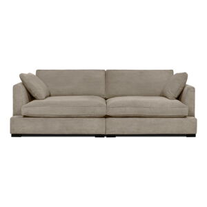 Beżowa sztruksowa sofa 236 cm Mobby – Scandic