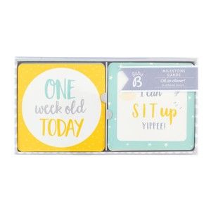 Zestaw 24 kart dekoracyjnych - pierwszy rok życia Busy B Baby