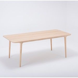Stół z litego drewna dębowego Gazzda Fawn, 200x90 cm