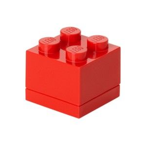 Czerwony pojemnik LEGO® Mini Box