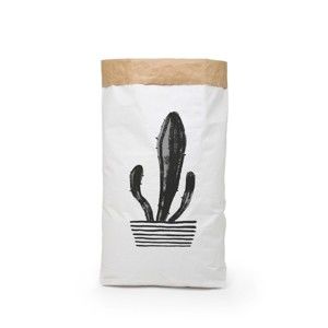 Kosz/worek z papieru z recyklingu Surdic Candelabra Cactus