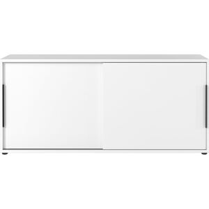 Biała szafka z drzwiami przesuwnymi 160x74 cm Mailand – Germania