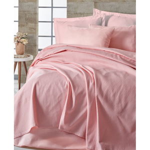 Zestaw narzuty na łóżko, prześcieradła i poszewki na poduszkę EnLora Home Deportes Powder, 160x235 cm