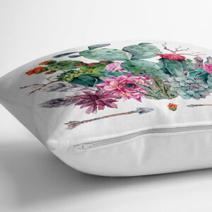 Poszewka na poduszkę z domieszką bawełny Minimalist Cushion Covers Desert Flowers, 70x70 cm