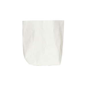 Biała osłonka na doniczkę z papieru zmywalnego Furniteam Plant, wys. 30 cm