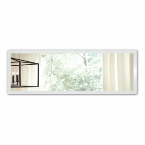 Lustro ścienne w białej ramie Oyo Concept, 105x40 cm