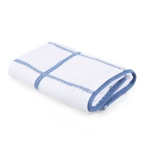 Biało-niebieski ręcznik Bella, 40x80 cm