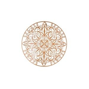 Metalowa dekoracja okrągła/mandala Graham & Brown Copper Luxe