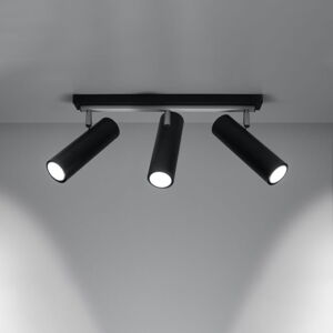 Czarna lampa sufitowa 6x45 cm Mira – Nice Lamps