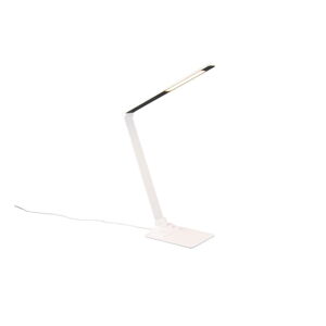 Biała lampa stołowa LED ze ściemniaczem (wysokość 72 cm) Travis – Trio
