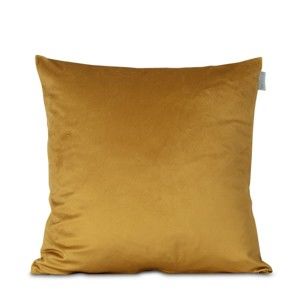 Żółta poszewka na poduszkę HF Living Velvet, 45x45 cm