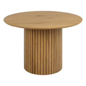 Okrągły stół z blatem w dekorze dębu ø 120 cm Yale – Actona