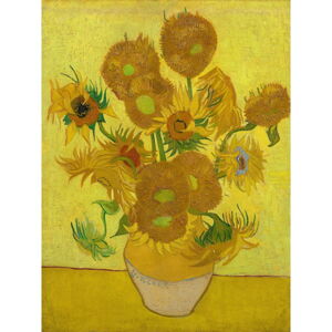 Obraz - reprodukcje 30x40 cm Sunflowers, Vincent van Gogh – Fedkolor