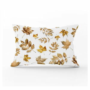 Dekoracyjna poszewka na poduszkę Minimalist Cushion Covers Gold Leaves, 35x55 cm