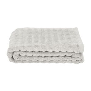 Jasnoszary bawełniany ręcznik kąpielowy 70x140 cm Inu – Zone