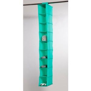 Zielony organizer materiałowy z 9 przegródkami Compactor Rack