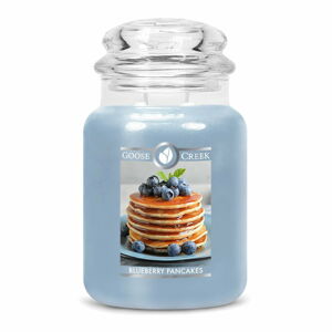 Świeczka zapachowa w szklanym pojemniku Goose Creek Blueberry Pancakes, 150 h