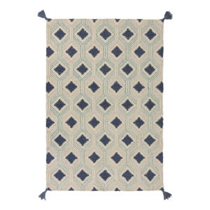 Beżowo-niebieski wełniany dywan Flair Rugs Marco, 160x230 cm
