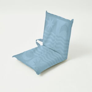 Niebieski leżak plażowy Sunnylife Terry, 93x43 cm