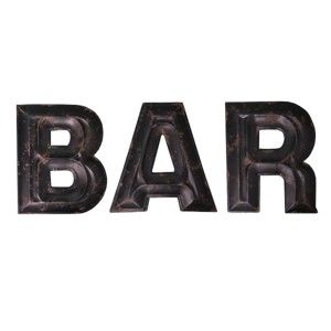 Dekoracyjny napis Antic Line Bar