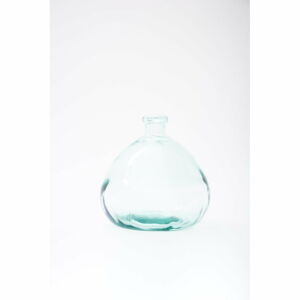 Szklany wazon Madre Selva Saint Tropez, wys. 22 cm