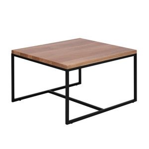 Stolik z blatem z dębowego drewna Windsor & Co Sofas Quadrat, 80x60 cm