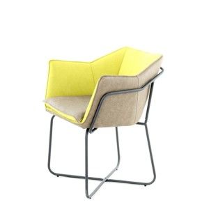 Zielono-beżowe krzesło 360 Living Miretta