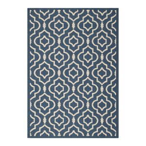 Niebiesko-beżowy dywan odpowiedni na zewnątrz Safavieh Mykonos, 90x150 cm