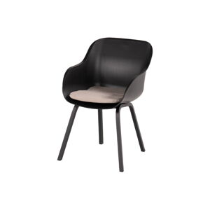 Czarne plastikowe krzesła ogrodowe zestaw 2 szt. Le Soleil Element – Hartman