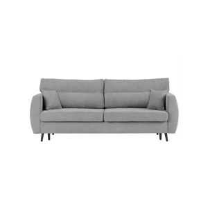 Szara 3-osobowa sofa rozkładana ze schowkiem Cosmopolitan design Brisbane, 231x98x95 cm