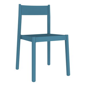 Zestaw 4 niebieskich krzeseł ogrodowych Resol Danna