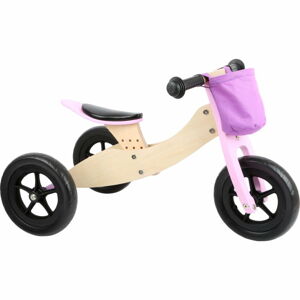 Różowy dziecięcy rowerek trójkołowy Legler Trike Maxi