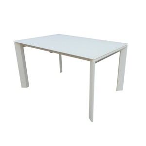 Biały stół rozkładany sømcasa Nicola, 140 x 90 cm