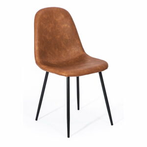 Zestaw 2 brązowych krzeseł loomi.design Lissy