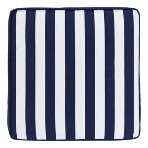 Niebiesko-biała bawełniana poduszka na krzesło Westwing Collection Timon, 40x40 cm