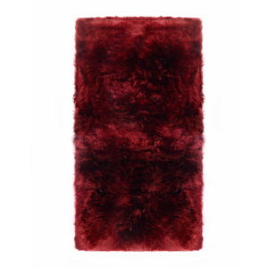 Czerwony dywan z owczej skóry Royal Dream Zealand Natur, 140x70 cm