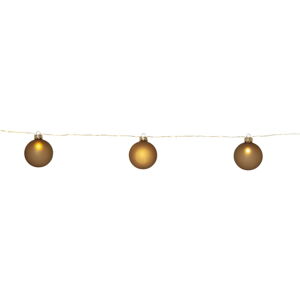 Dekoracja świetlna w kolorze złota ze świątecznym motywem ø 6 cm Bliss – Star Trading