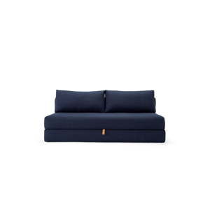 Ciemnoniebieska rozkładana sofa Innovation Osvald Mixed Dance Blue