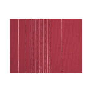 Bordowa mata stołowa Tiseco Home Studio Stripe, 45x33 cm