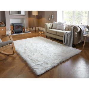 Biały dywan Flair Rugs Sheepskin, 230x160 cm