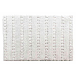 Biały dywanik łazienkowy 50x80 cm Cleonis – douceur d'intérieur