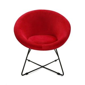 Czerwony fotel Versa Redondo